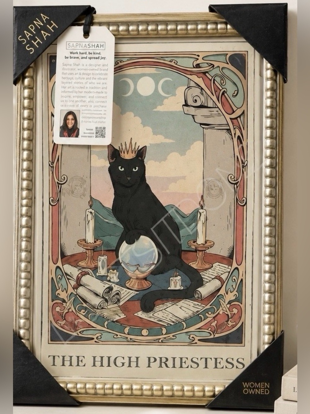 3 Sapna Shah prints ( The Lovers & The Empress Art Print - The High Priestess) - Picture 2 of 3